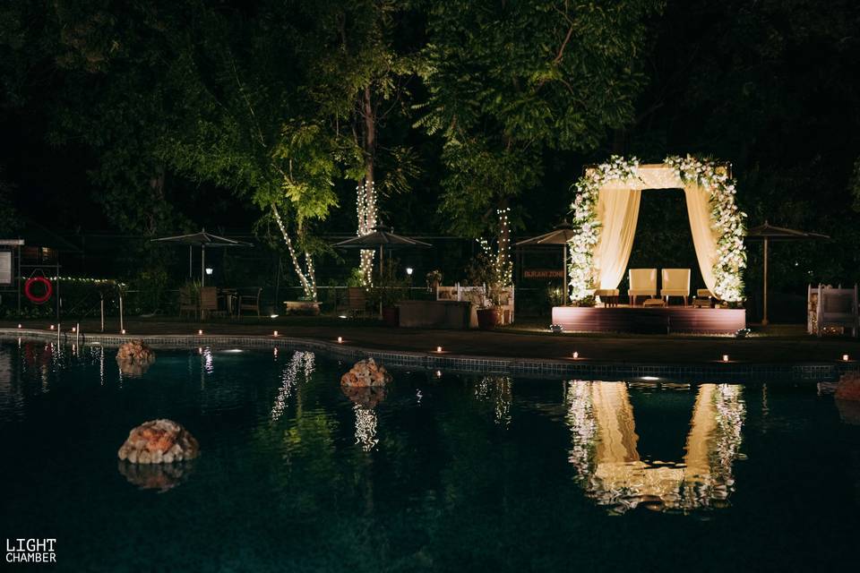 Poolside Mandap