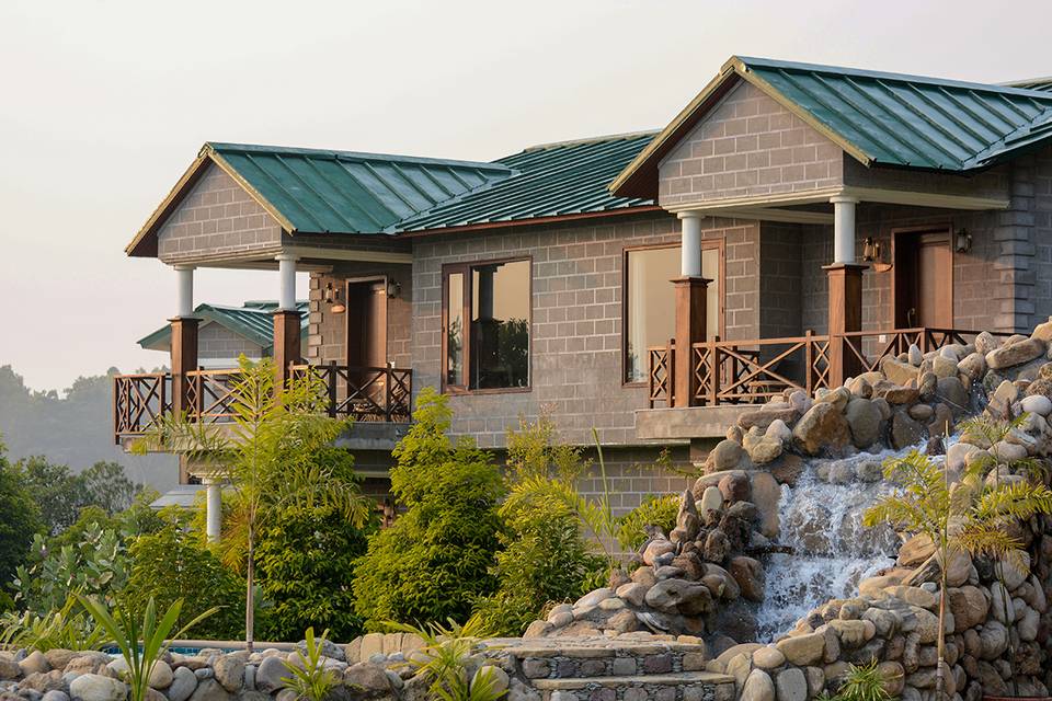 Outdoor lawn with Gazebos