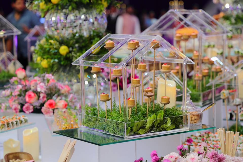 Catering setup