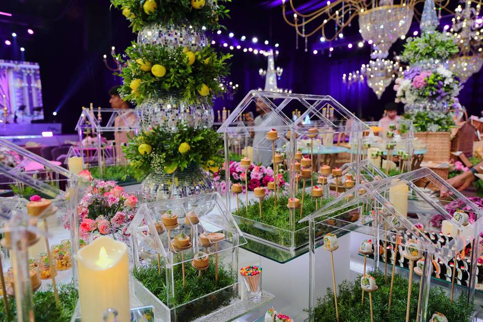 Catering setup