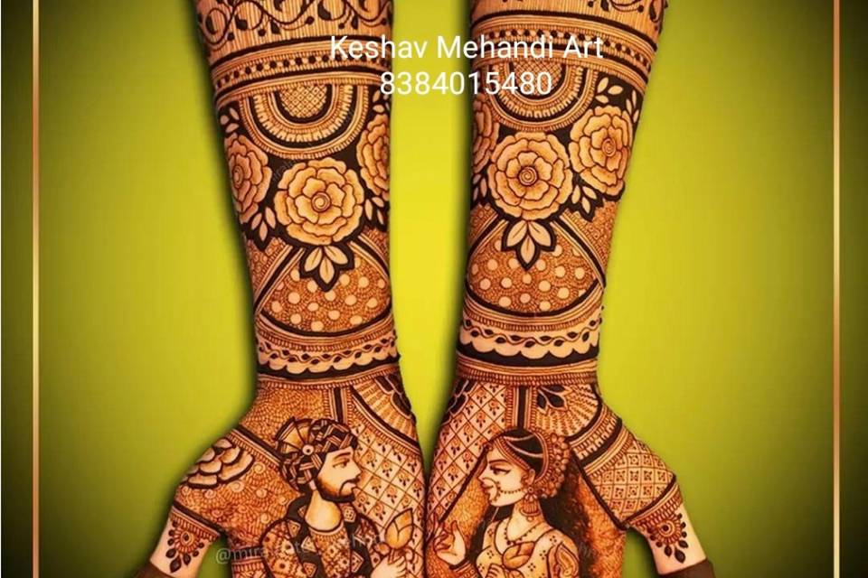 Bridal mehndi design