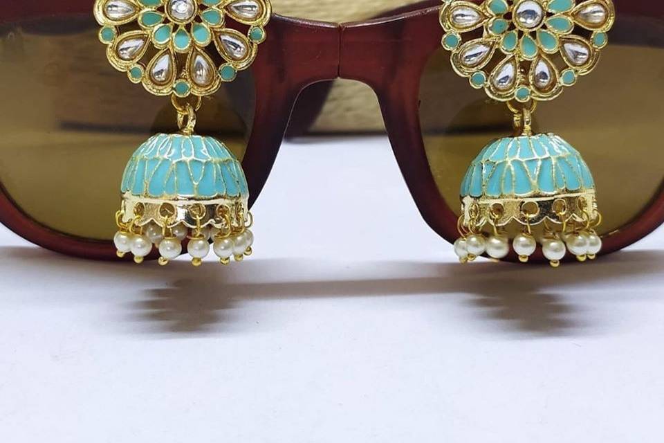 Bridal Lehenga -Trunk of Royals- earrings  (11)