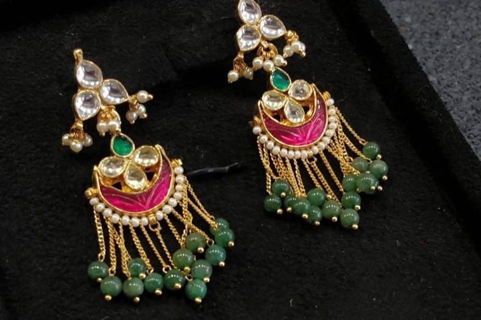 Bridal Lehenga -Trunk of Royals- earrings  (12)