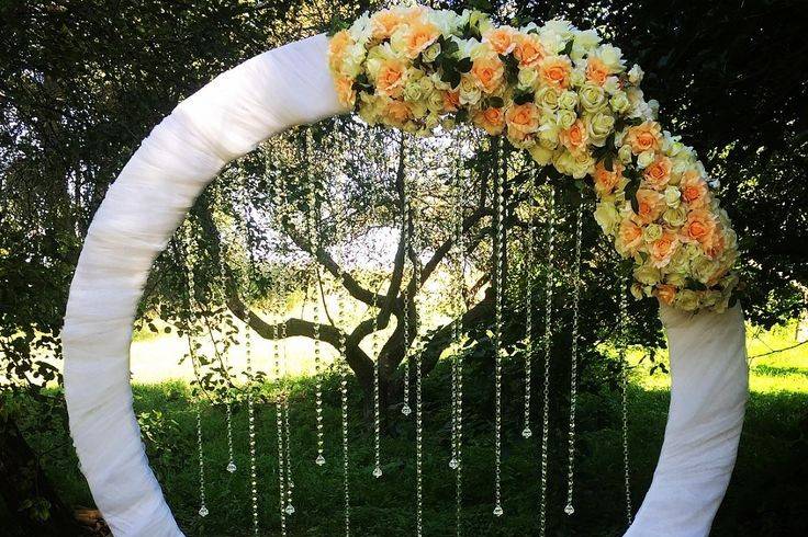 Selfie with flowers and light