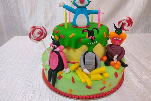 Order Oggy Face Cake Online From CAKE MAKER,Gurgaon