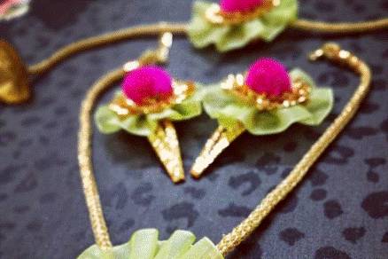 Floral jewellery