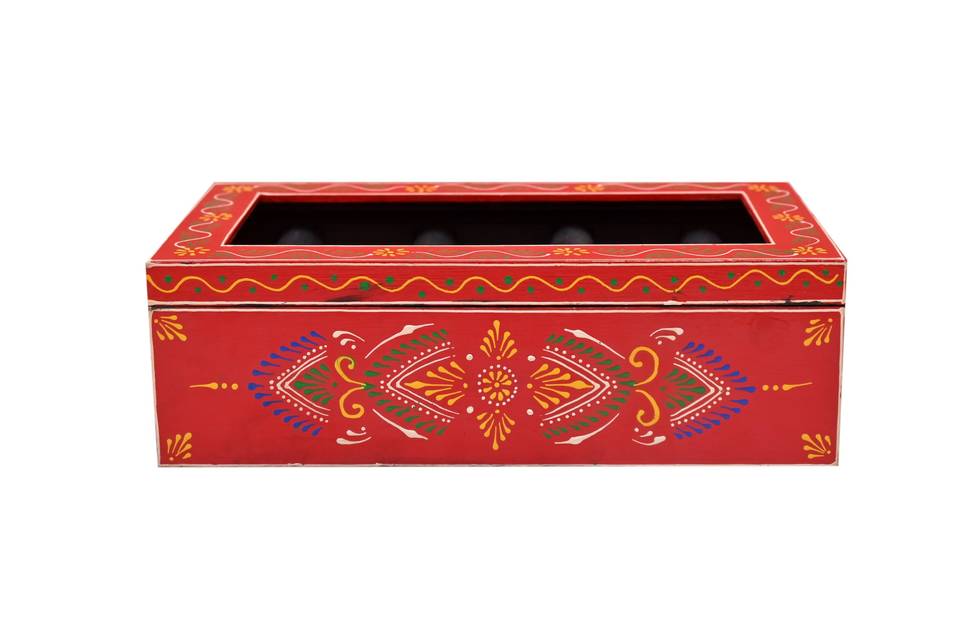 Wooden bangle box