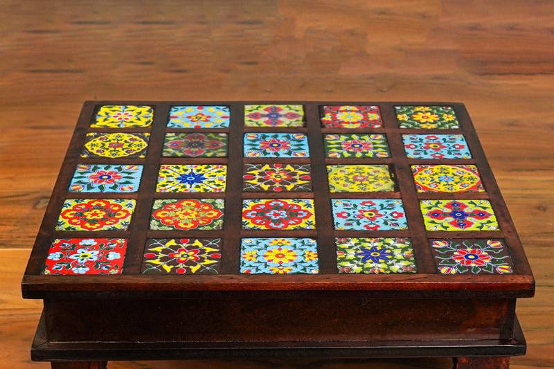 Wooden tile bajot