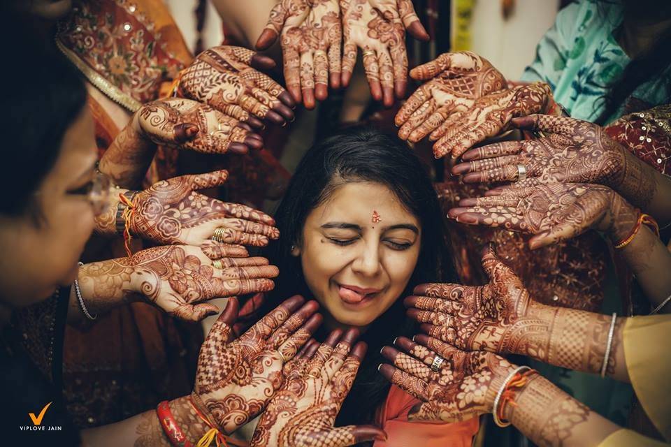 Bride shot