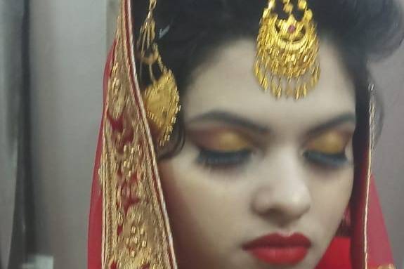 Bridal makeup