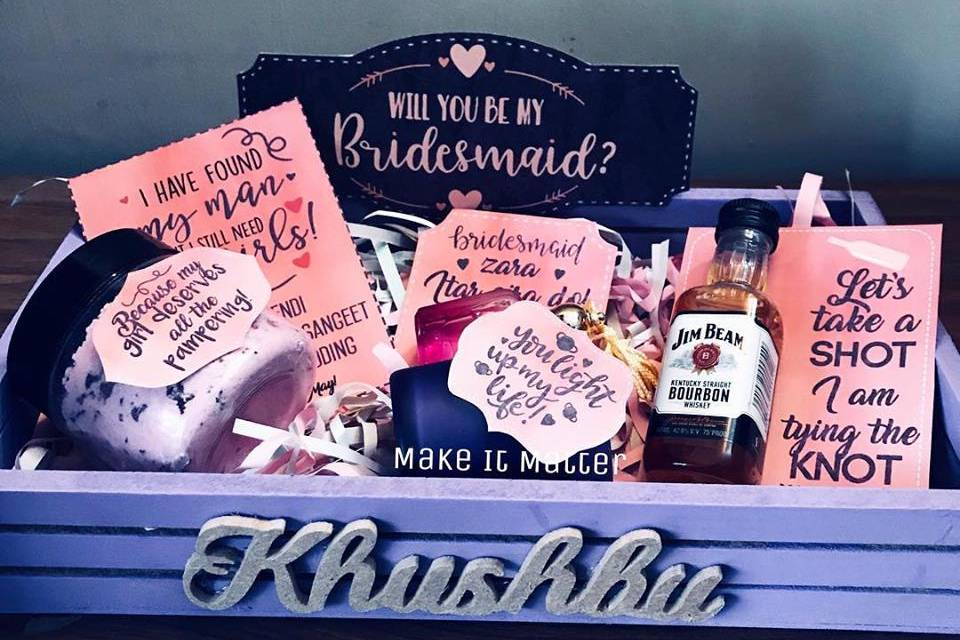 Bridesmaid hamper