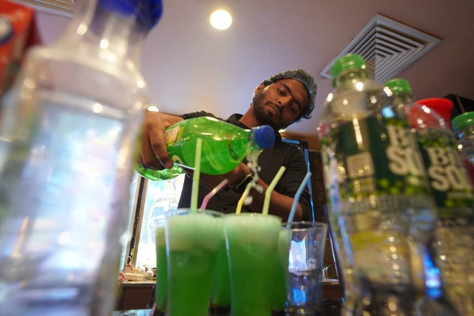 Non alcoholic drink counter