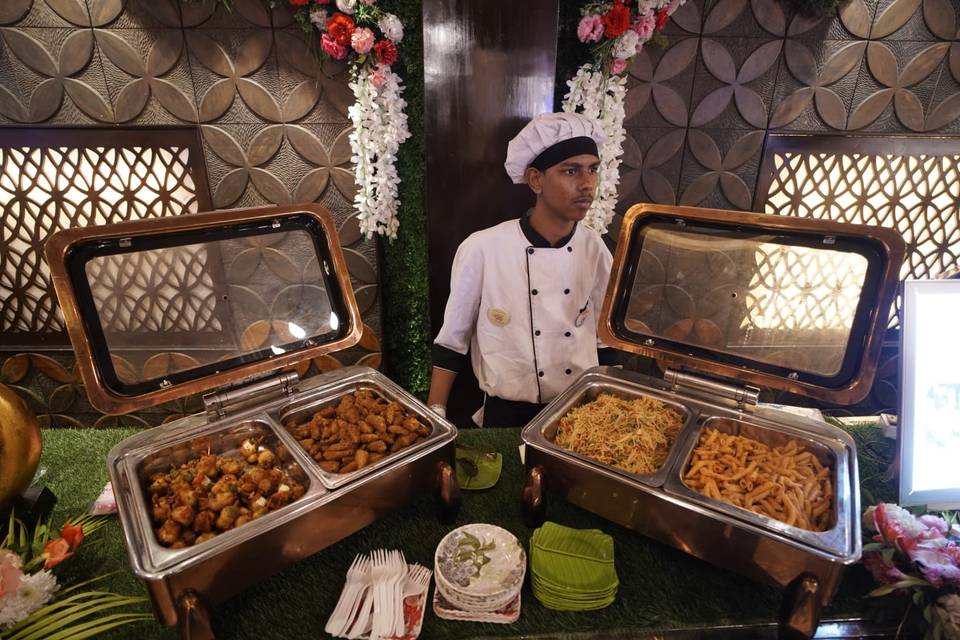 Wedding catering presentation