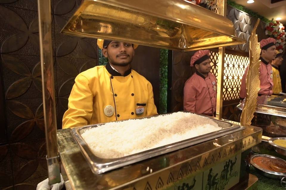 Our wedding catering team