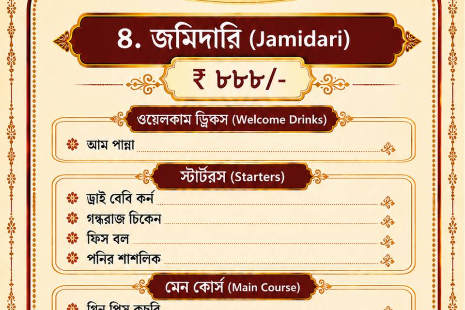Best Bengali wedding caterers