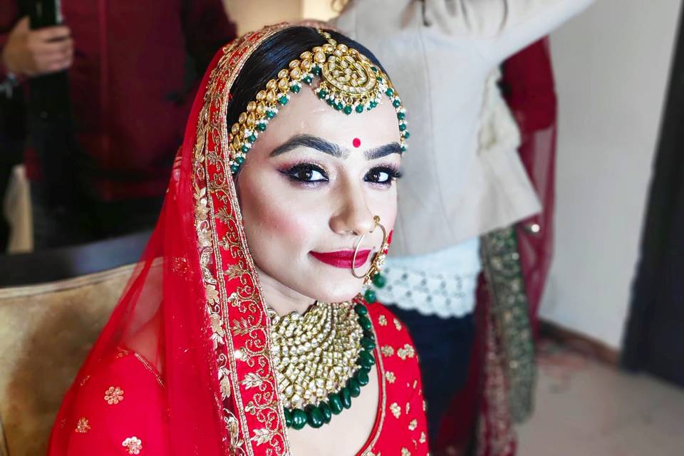 Bridal makeup