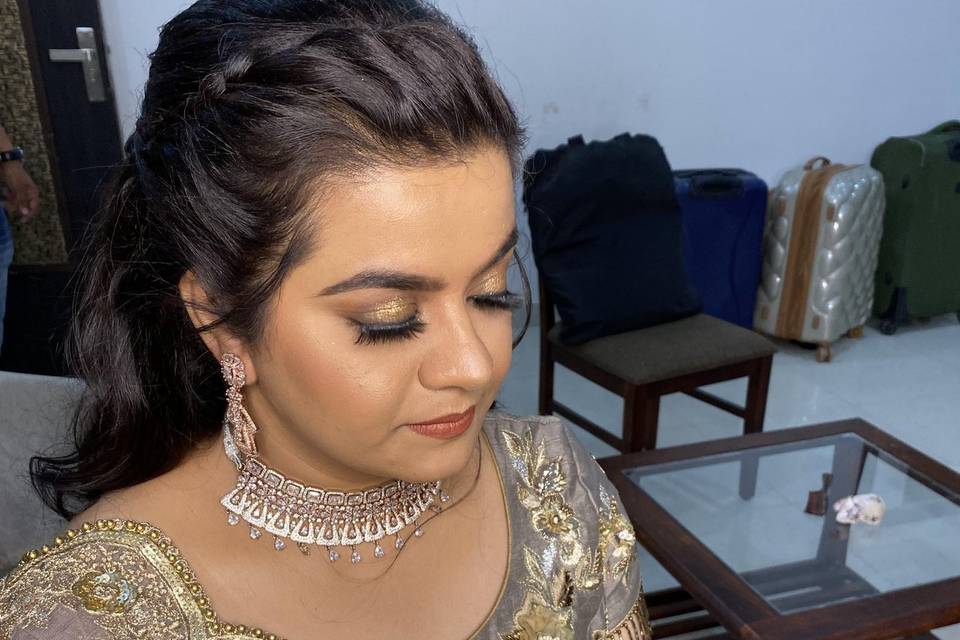 Sangeet makeup