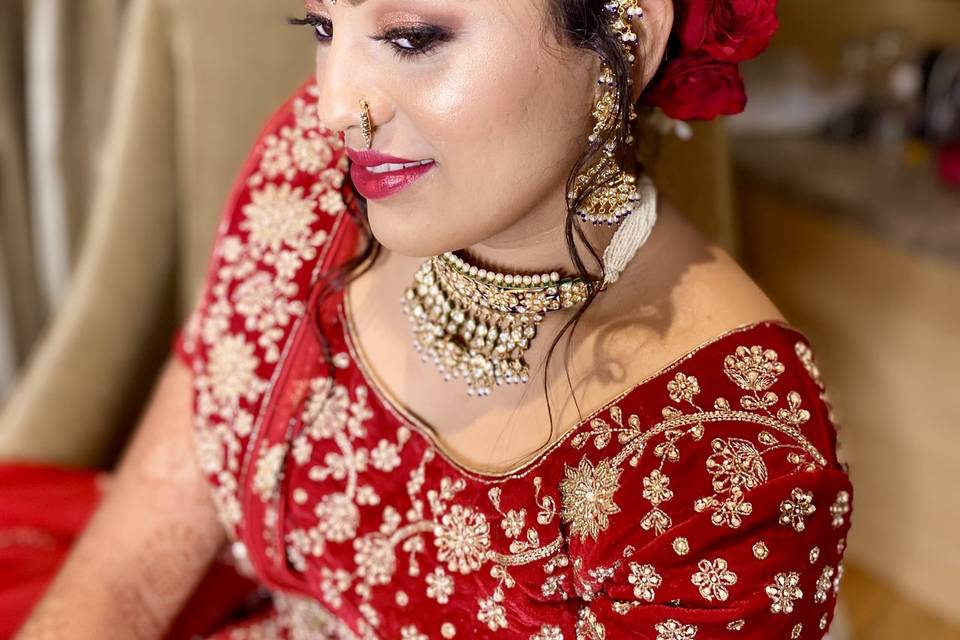 Bridal makeup