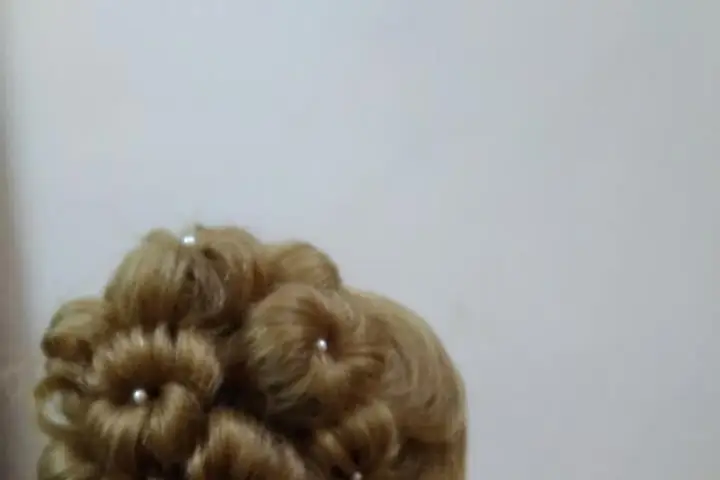 latest bridal juda hairstyle for short hair || easy hairstyles || wedding  hairstyles || hairstyles from khopa videos Watch Video - HiFiMov.co