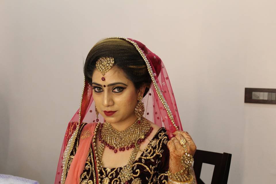 Bridal makeup