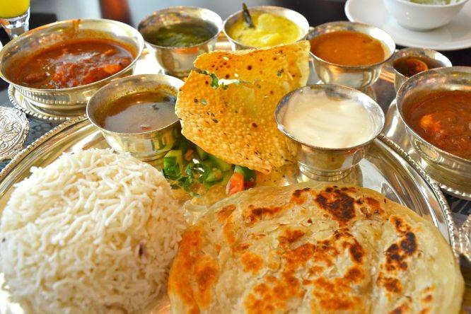 Delicious indian food