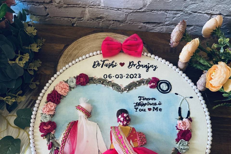 12 inch size wedding hoop