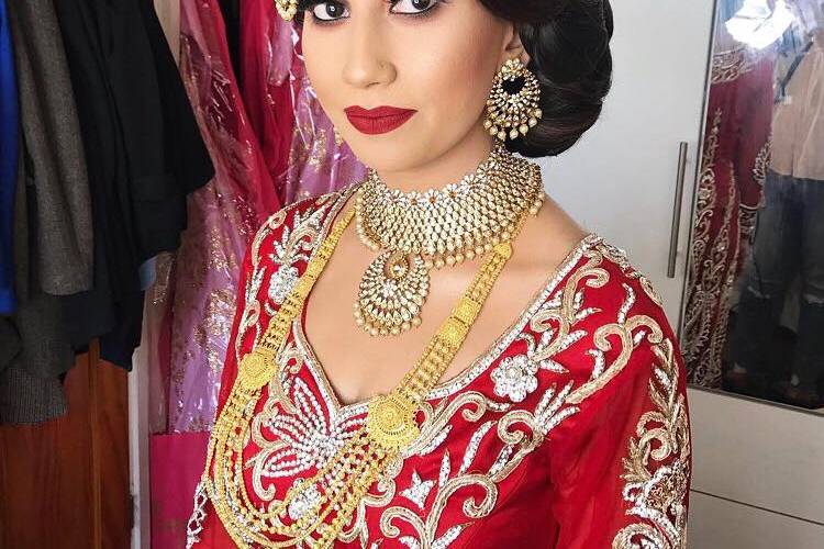 Bridal makeup