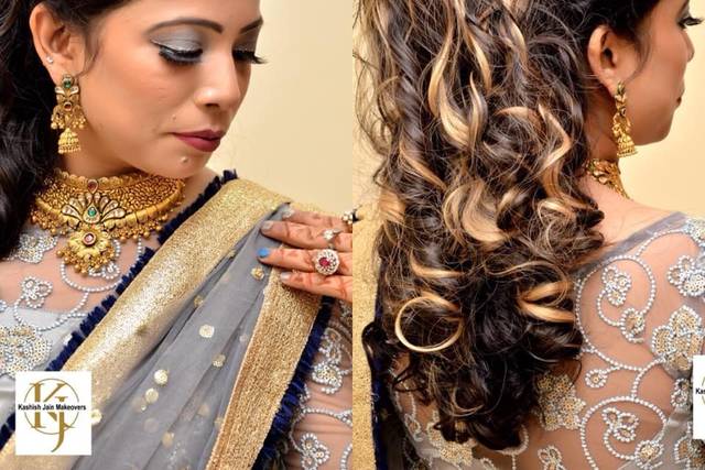 Bridal makeup and hairstyle