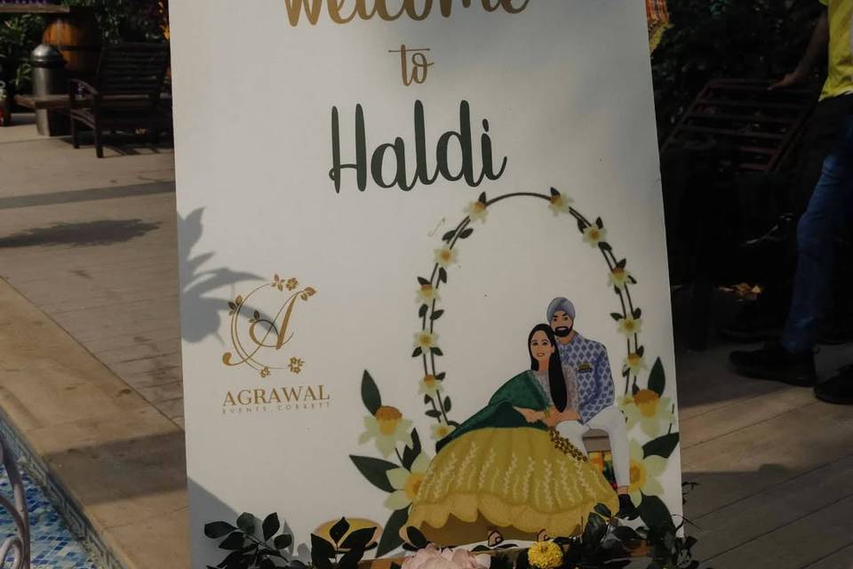 Haldi decor