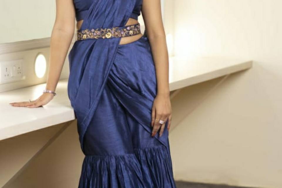 Gharara saree