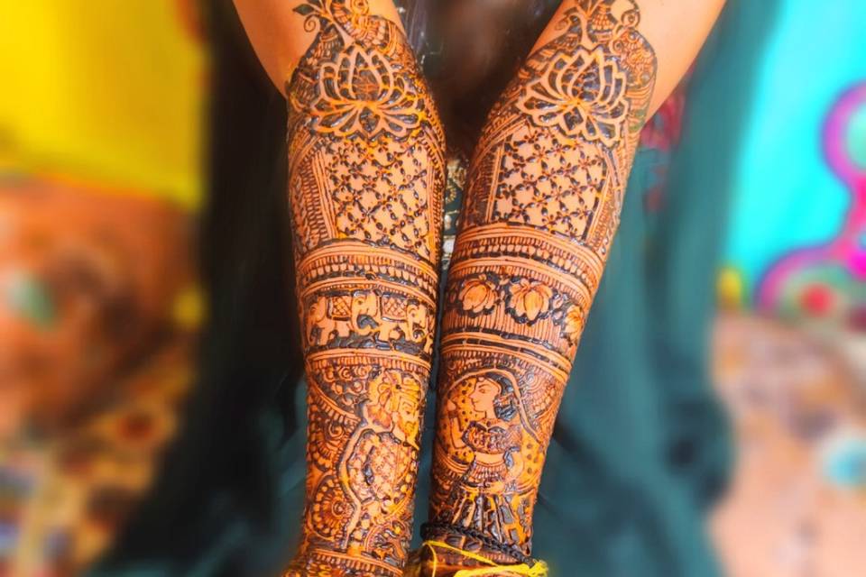 Non bridal henna
