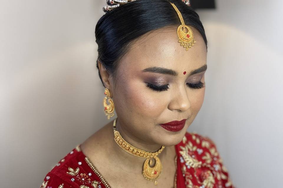 Bridal makeup