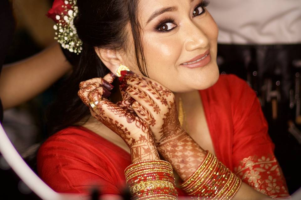 Bridal makeup