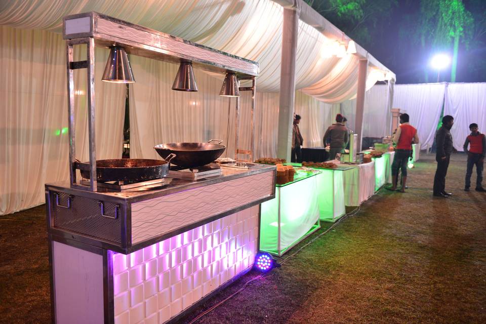 Catering and food presentation