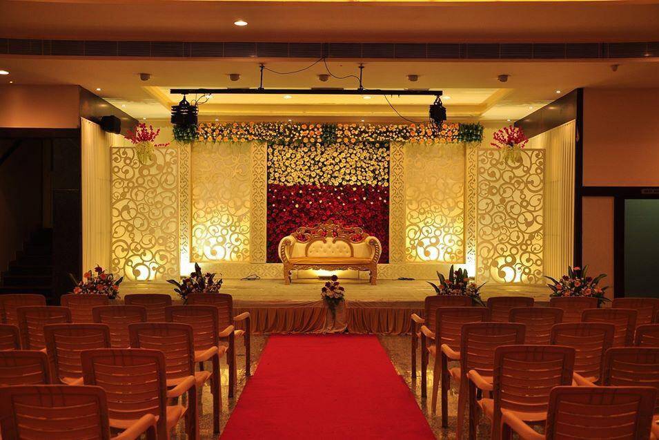 Modern wedding decoration