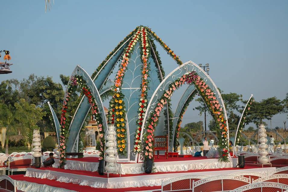 Mandap setup