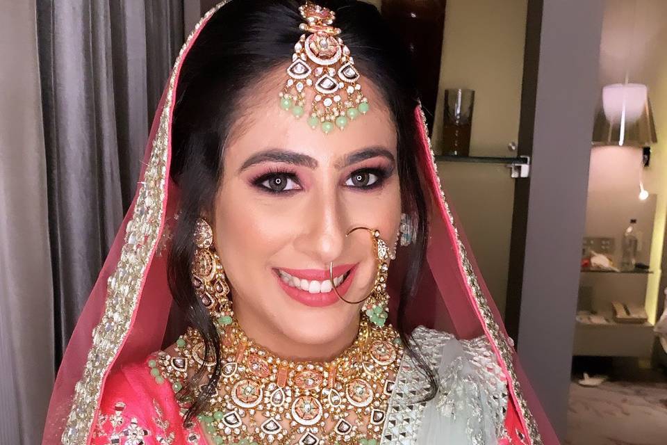 Bridal makeup