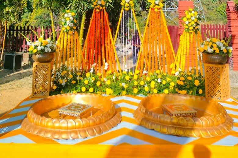 Haldi decor