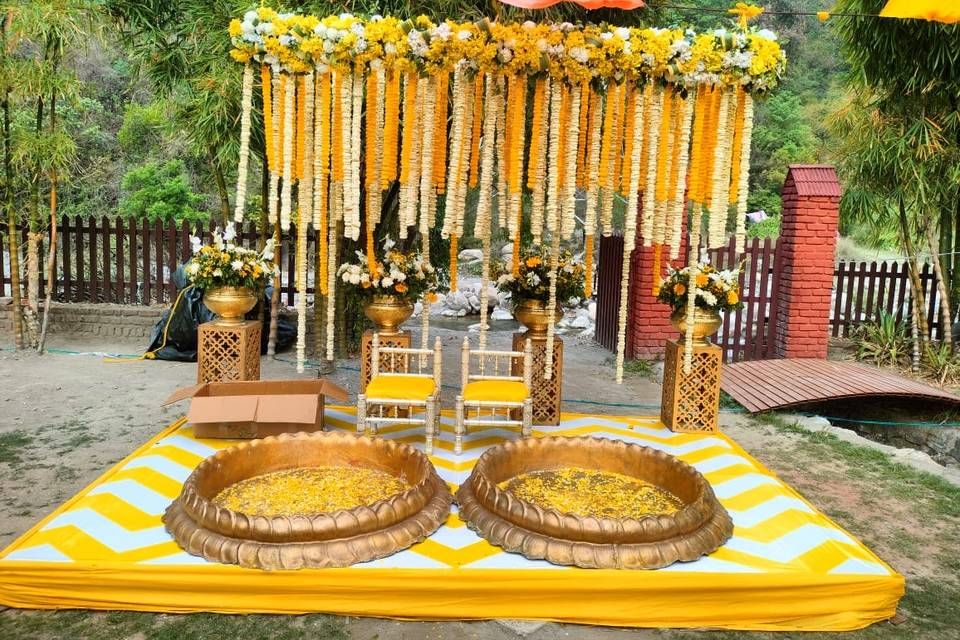 Haldi decor