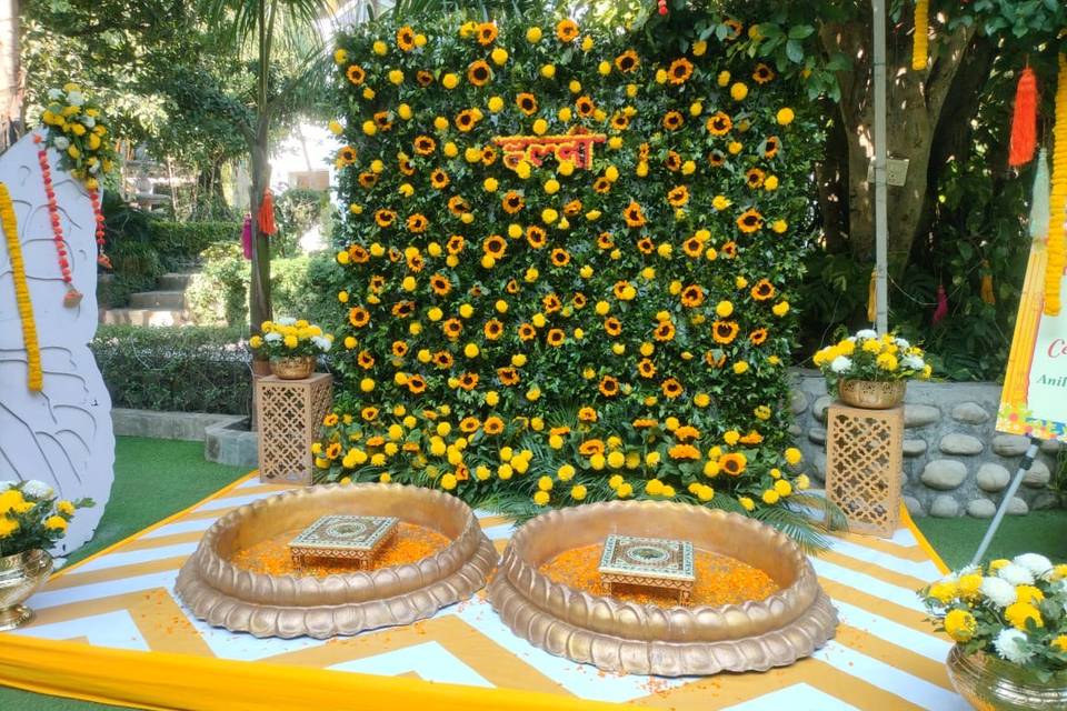 Haldi decor