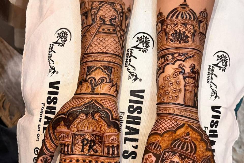 Engagement mehndi