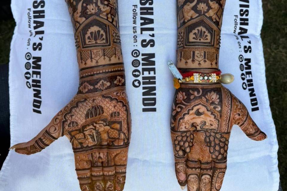 Bridal mehndi design