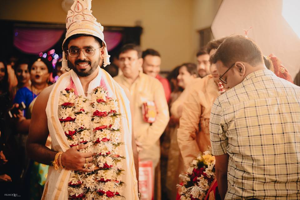 Groom Candid portrait