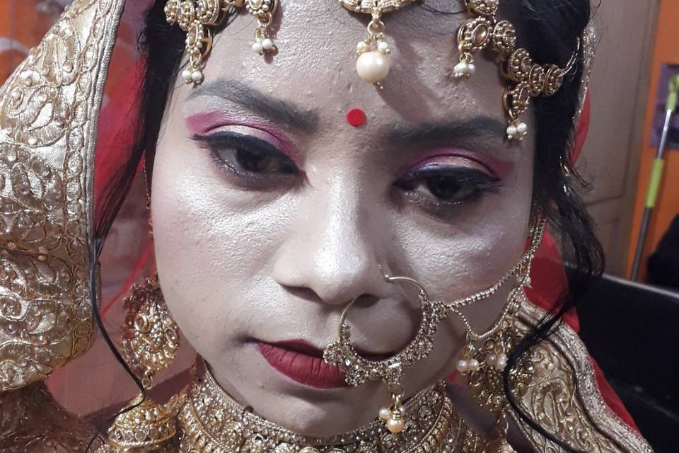 Bridal makeup