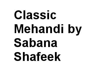 Classic Mehandi by Sabana Shafeek
