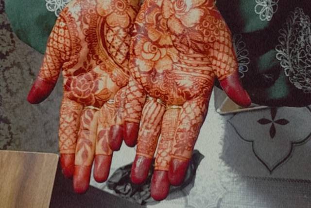 mehandi design #arabic mehndi designs #bridal mehndi designs #Indo-Arabic  mehndi designs Images • Nidhi maurya (@1401583965) on ShareChat