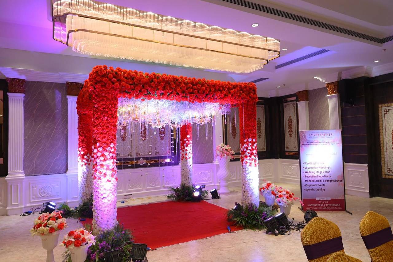 Seasons 24 Banquets Venue Wagholi Weddingwire In   Banquet Halls Seasons 24 Banquets Mandap Decor 15 418904 165987307429525 