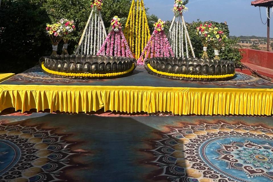 Stage With backdrop