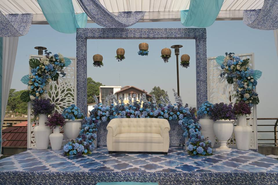 Stage with Backdrop