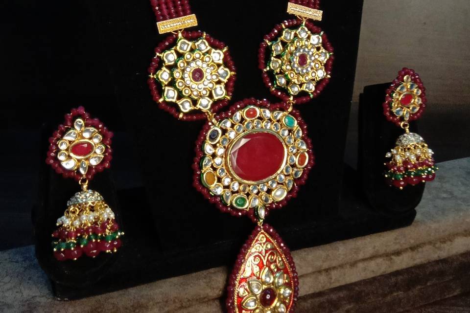 Jodhpuri Meenakari Necklace